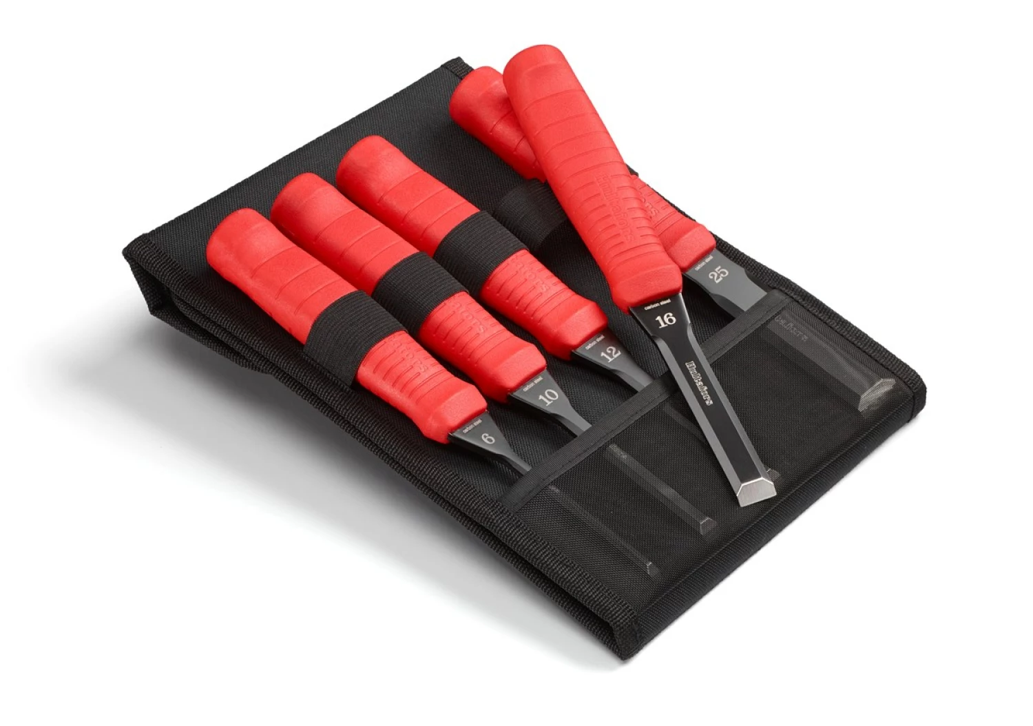 Hultafors Beitelset EDC in etui - 6/10/12/16/25 mm