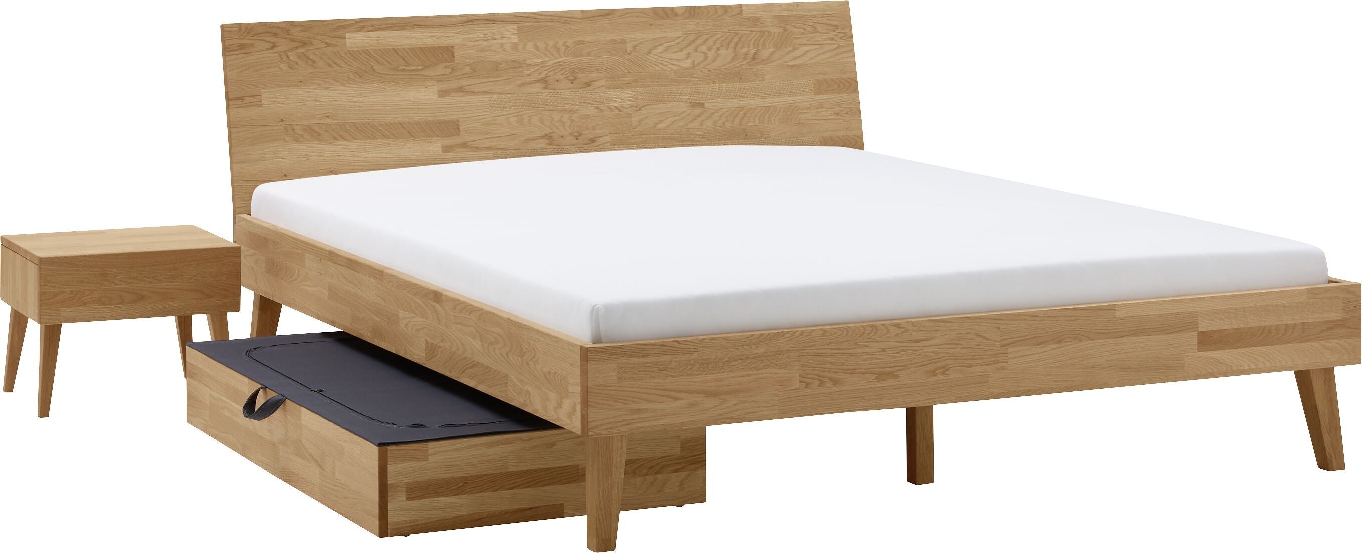 CARA Bett - Eiche / B: 180.0 cm x T: 200.0 cm