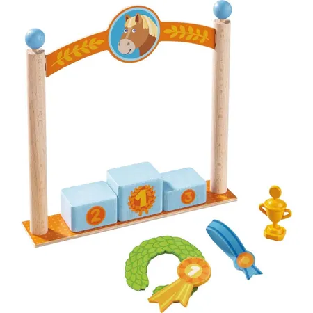 HABA 303048 Little Friends – Spielset Siegerpodest