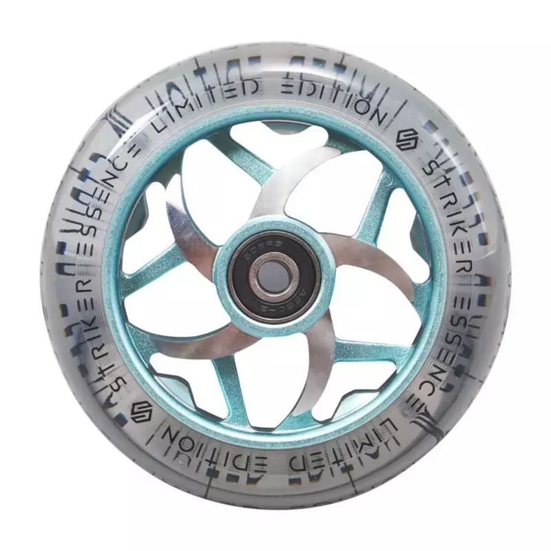 Roue trottinette STRIKER Essence V3 Clear Bleu-vert 110mm