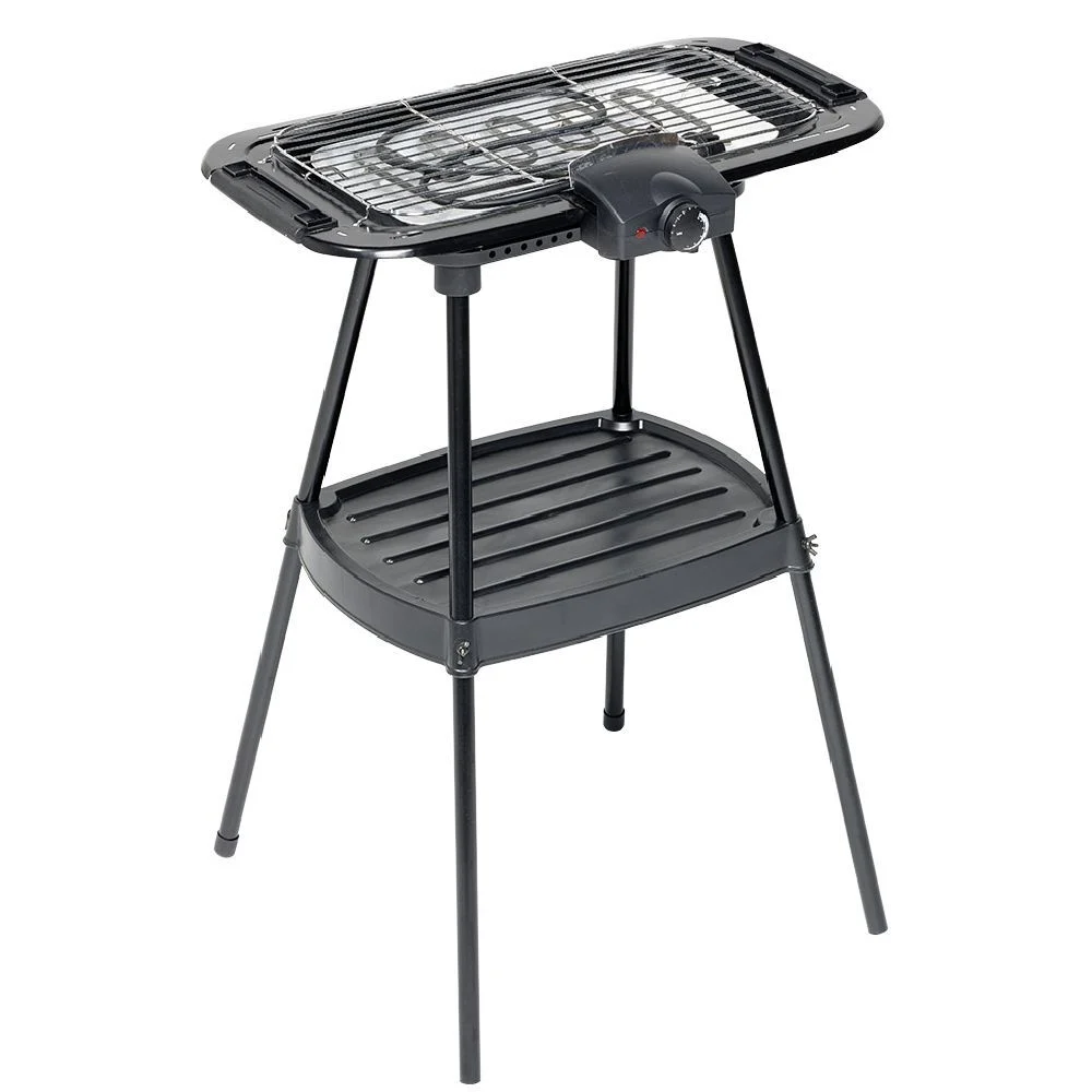 Barbecue 2en1 plancha électrique Town noir 63x39xH80cm 2000W