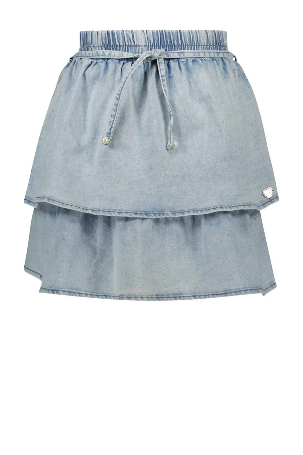 Le Chic spijkerrok TOEDOE classic light denim