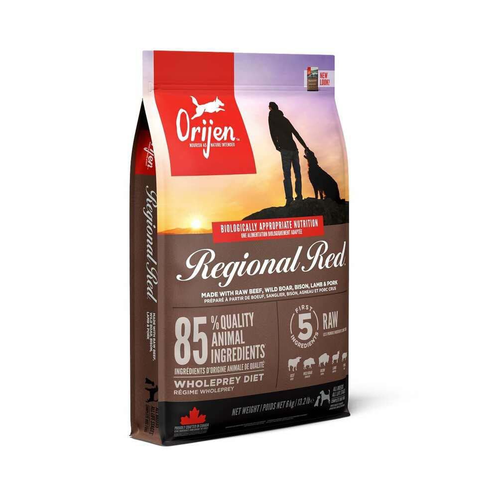Orijen Regional Red Dog Whole Prey - Hondenvoer - 6 Kilogram - rund