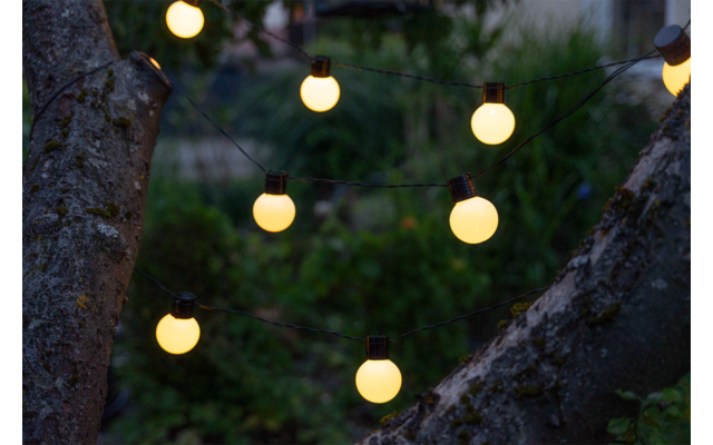 Berger Balls Solar Lichterkette 20 LED Kugeln (Länge 7 m)