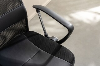 vito Chefsessel PRESTO Lederlook Schwarz