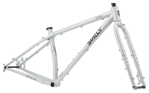 Kit Cadre et Fourche Rigide Surly Krampus 29''  Argent