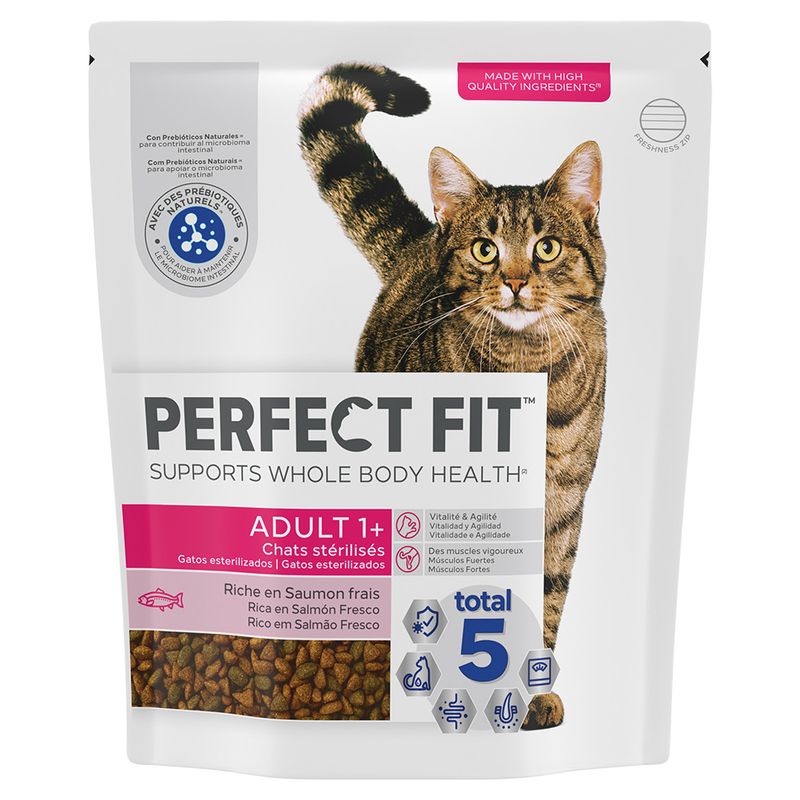 Perfect Fit Sterilisé Adult 1+ Riche en saumon
