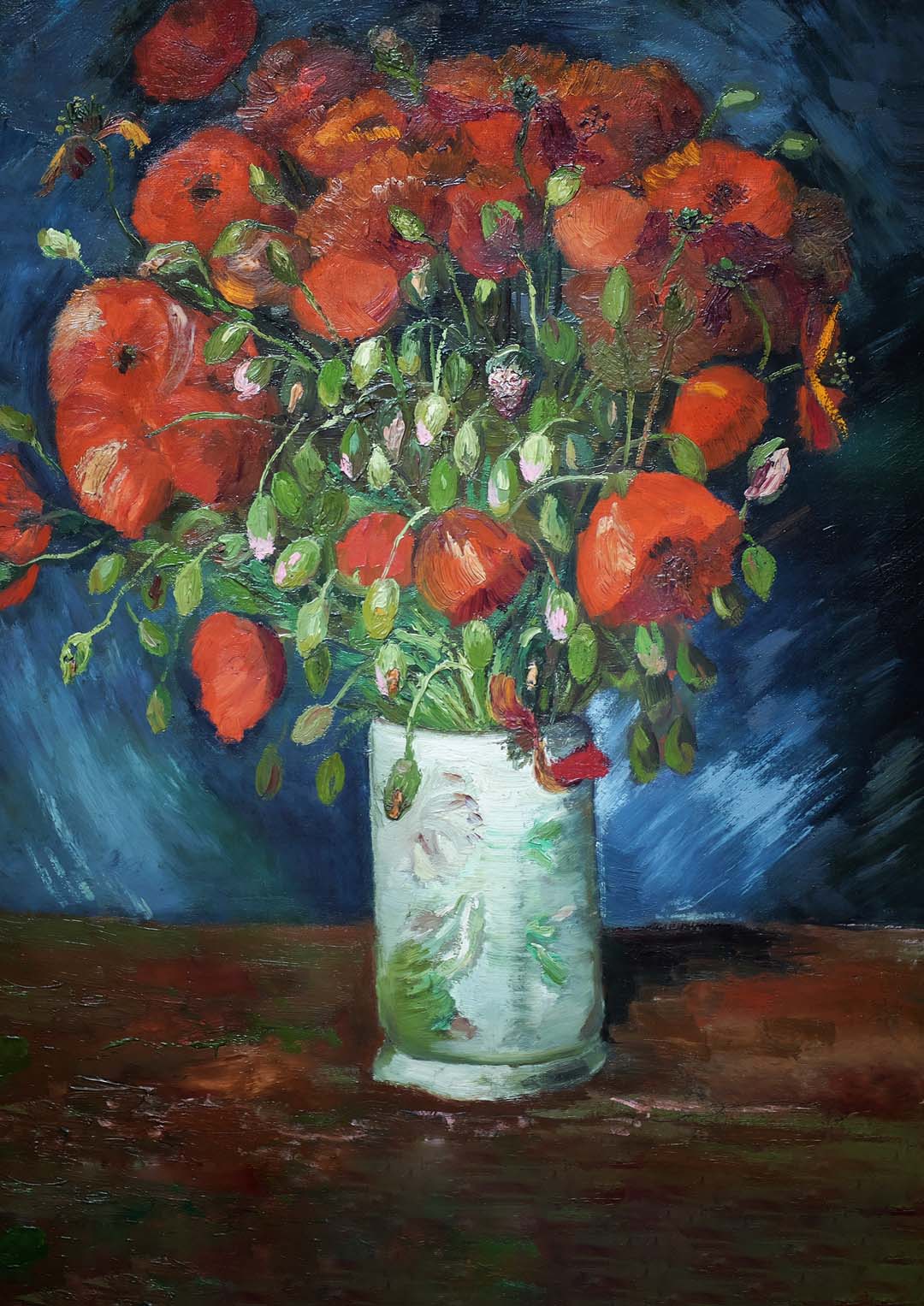 Vase mit Mohnblumen von Van Gogh