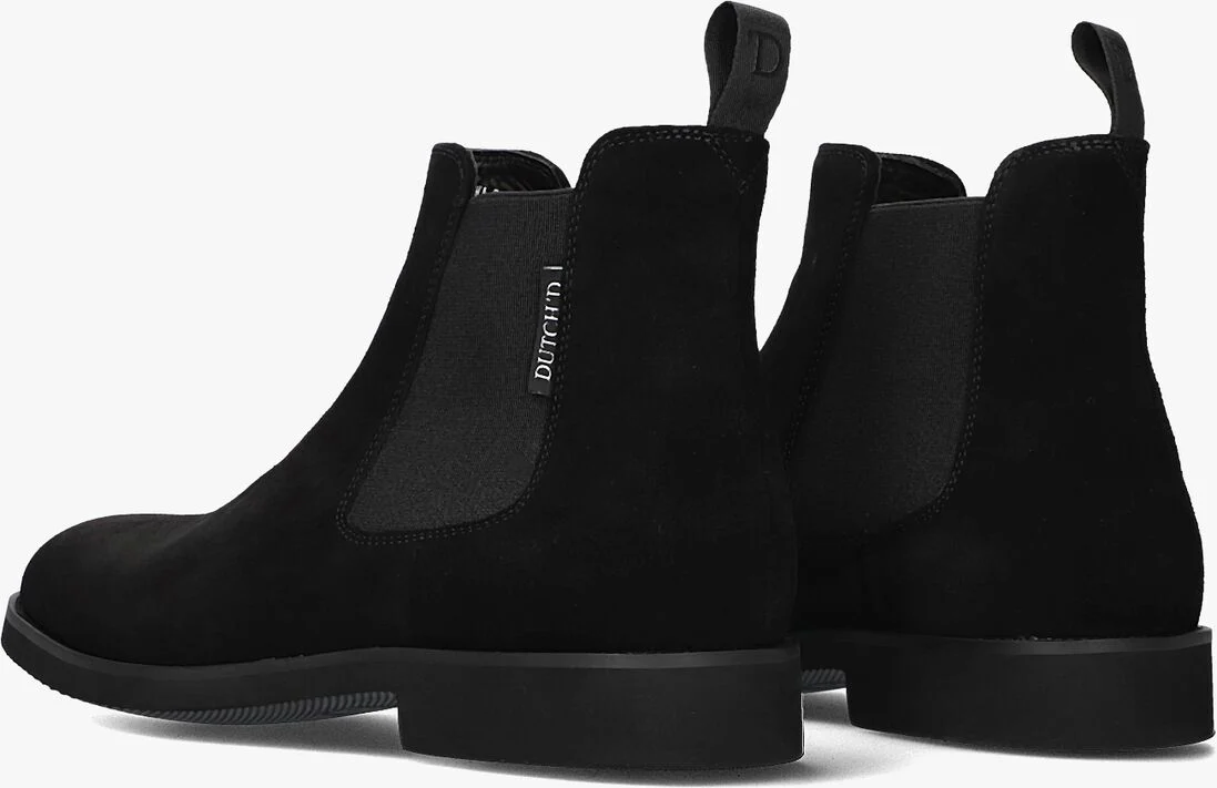 DUTCH\\'D zwarte dutch'd chelsea boots chelsea boot