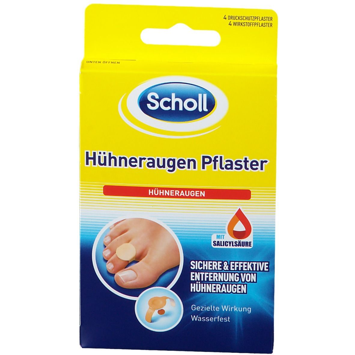 Scholl Hühneraugen Pflaster