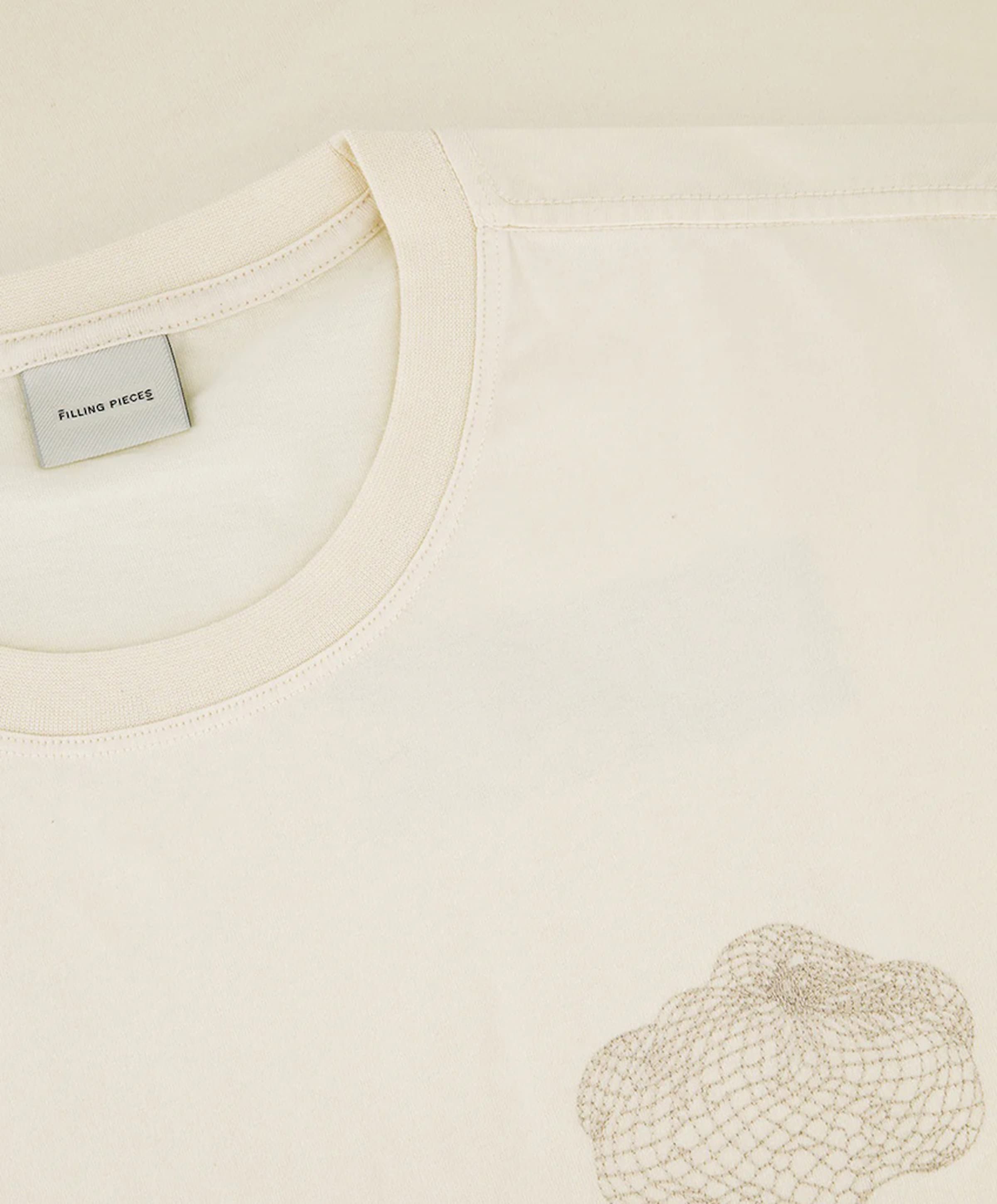 Filling Pieces Heren T-shirt ecru