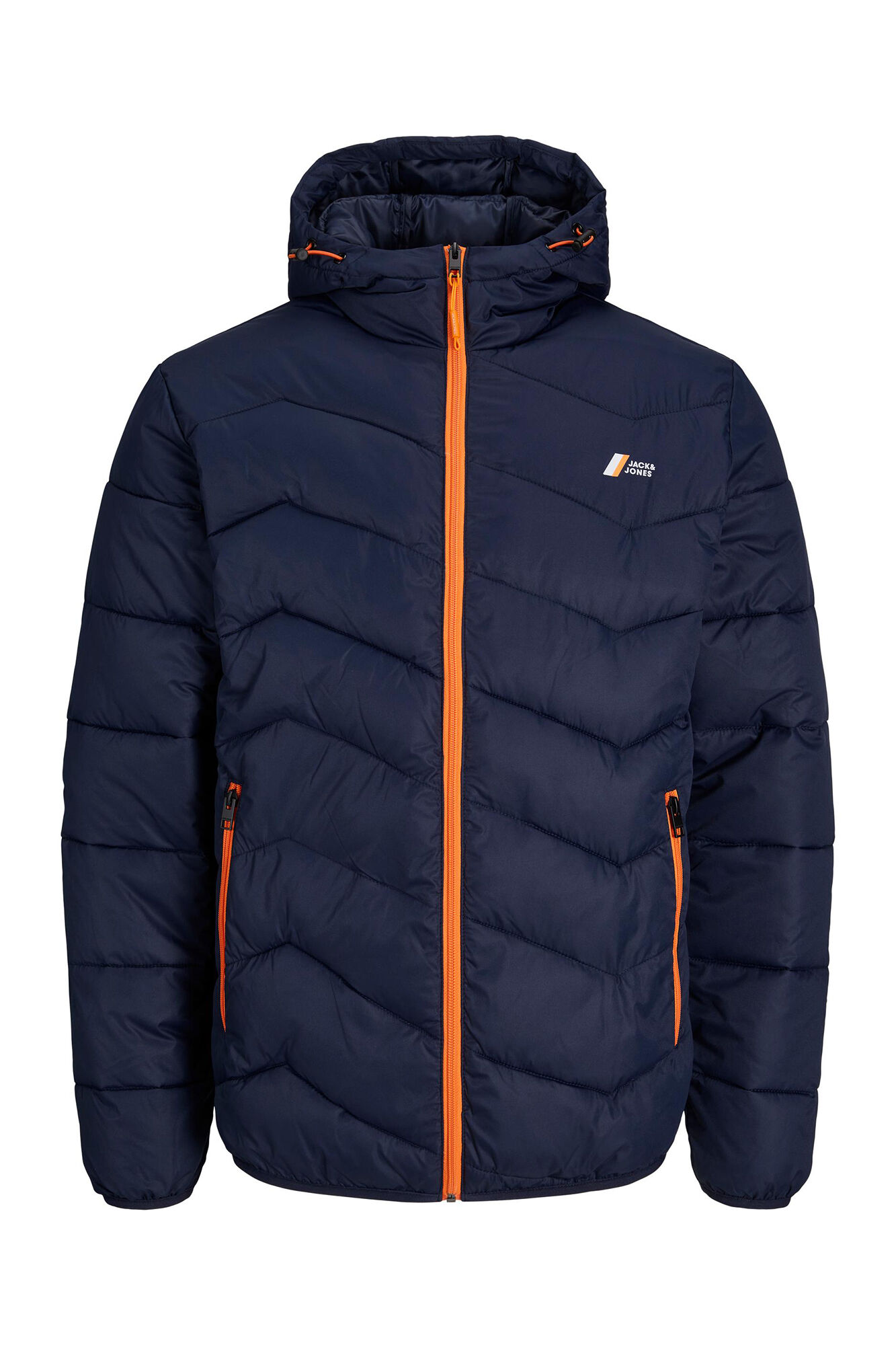 Jaqueta puffer com capuz