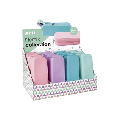 Apli Nordik Collection - Trousse 1 compartiment - silicone - disponible dans différentes couleurs