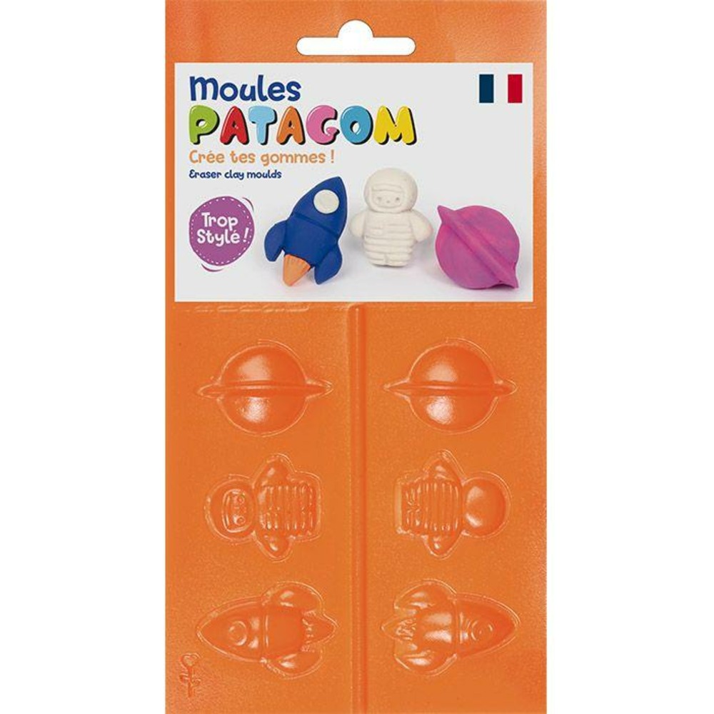 Moules pour gomme à modeler patagom - cosmos