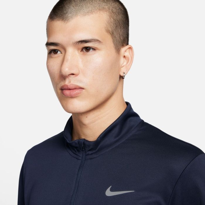 Nike Herre Trøjer Dri-FIT Pacer Half Zip Long Sleeve Tee Sort