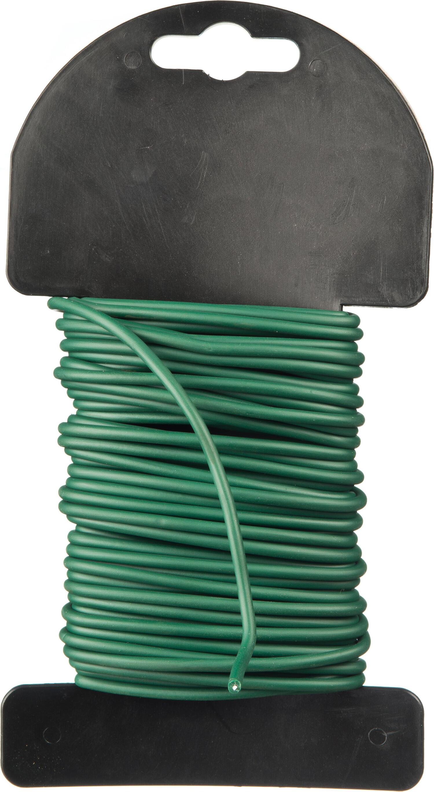 Nature rubberband met ijzeren kern Ø3mmx10m groen