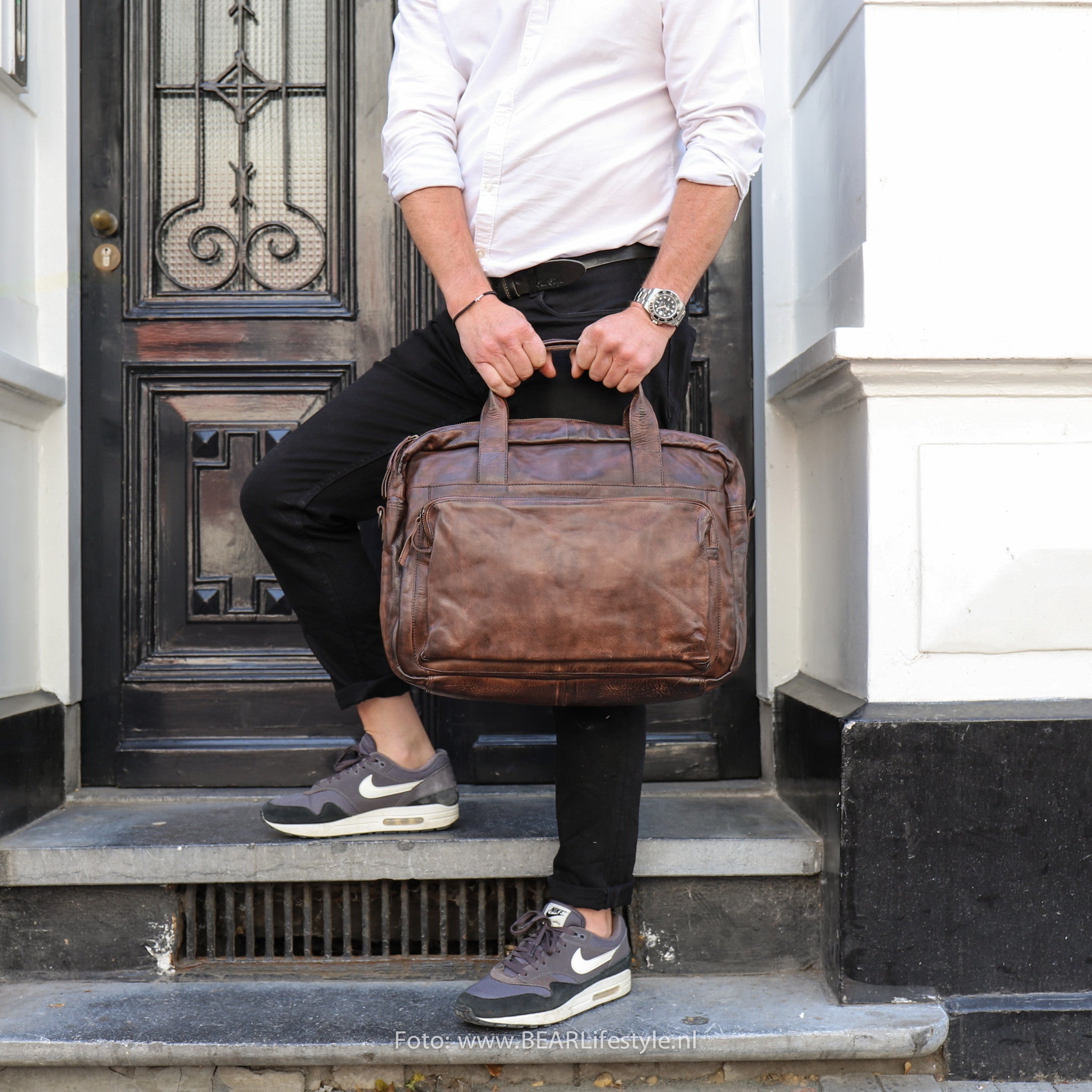 Laptoptas 'Dani' donkerbruin - CL 36824 Donkerbruin