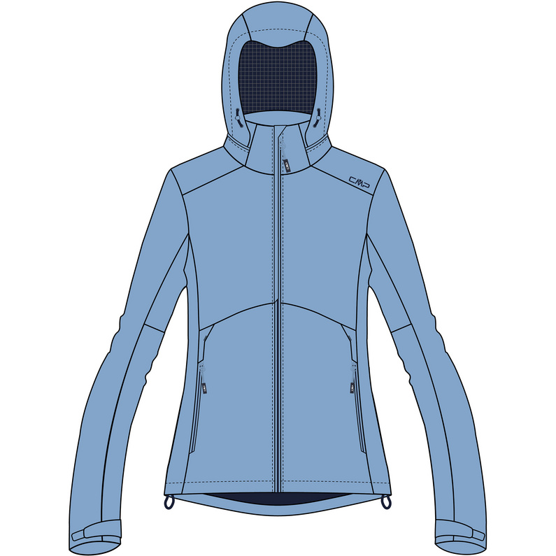 CMP Damen Zip Hoodie Jacke