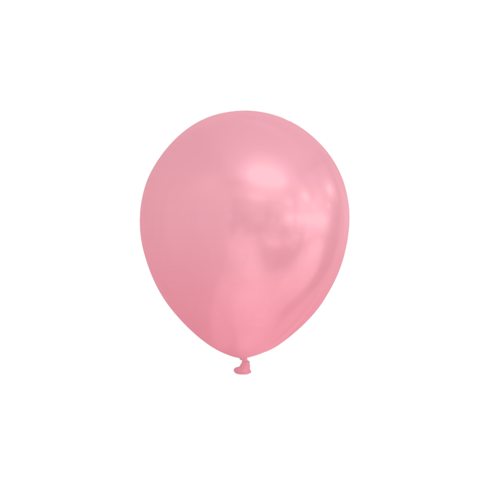 Roze Ballonnen Metallic 13cm 100st
