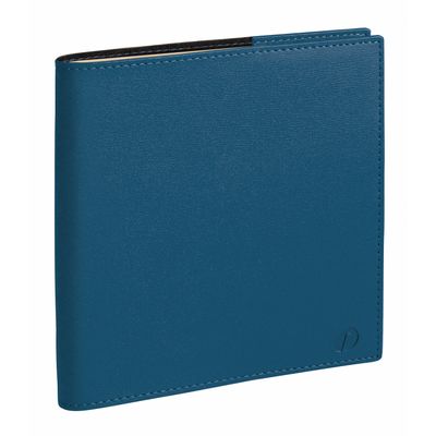 Agenda à spirale Soho Executif Prestige - 1 semaine sur 2 pages - 16 x 16 cm - bleu acier - Quo Vadis