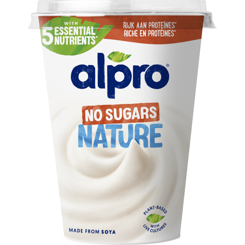 Alpro Plantaardige variatie yoghurt no sugars