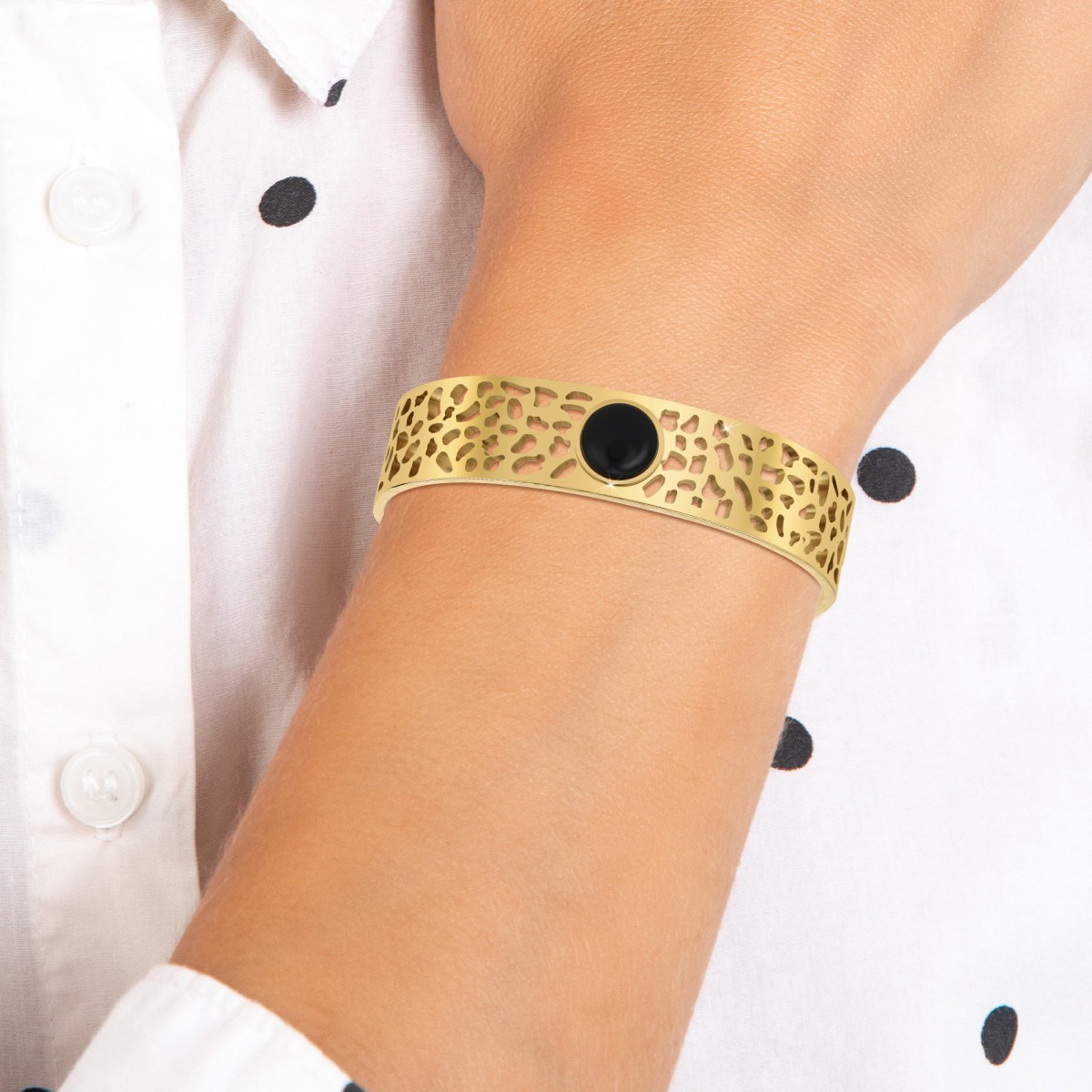 Bracelet par SC Bohème orné d'un onyx noir