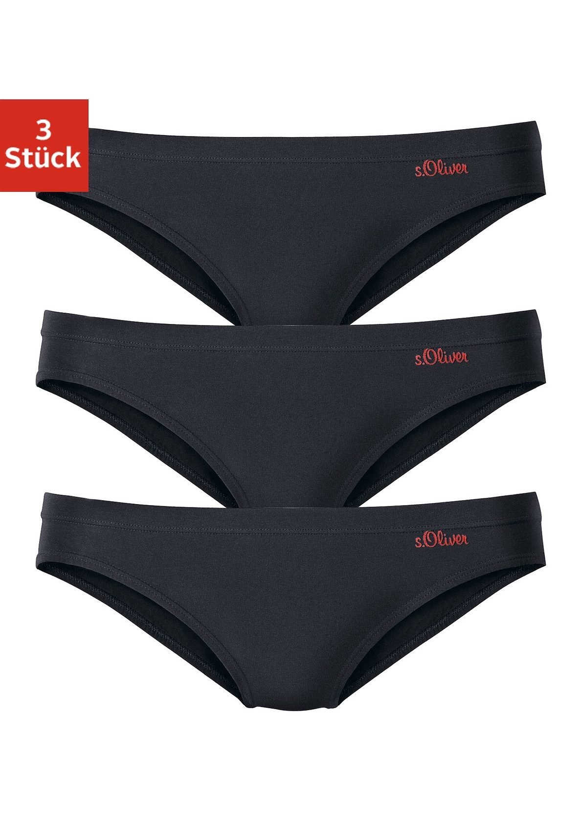 s.Oliver Bikinislip , aus elastischer Baumwoll-Qualität