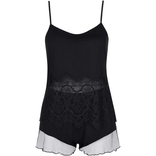 Lisca - Pantalones cortos de pijama Diva Negro