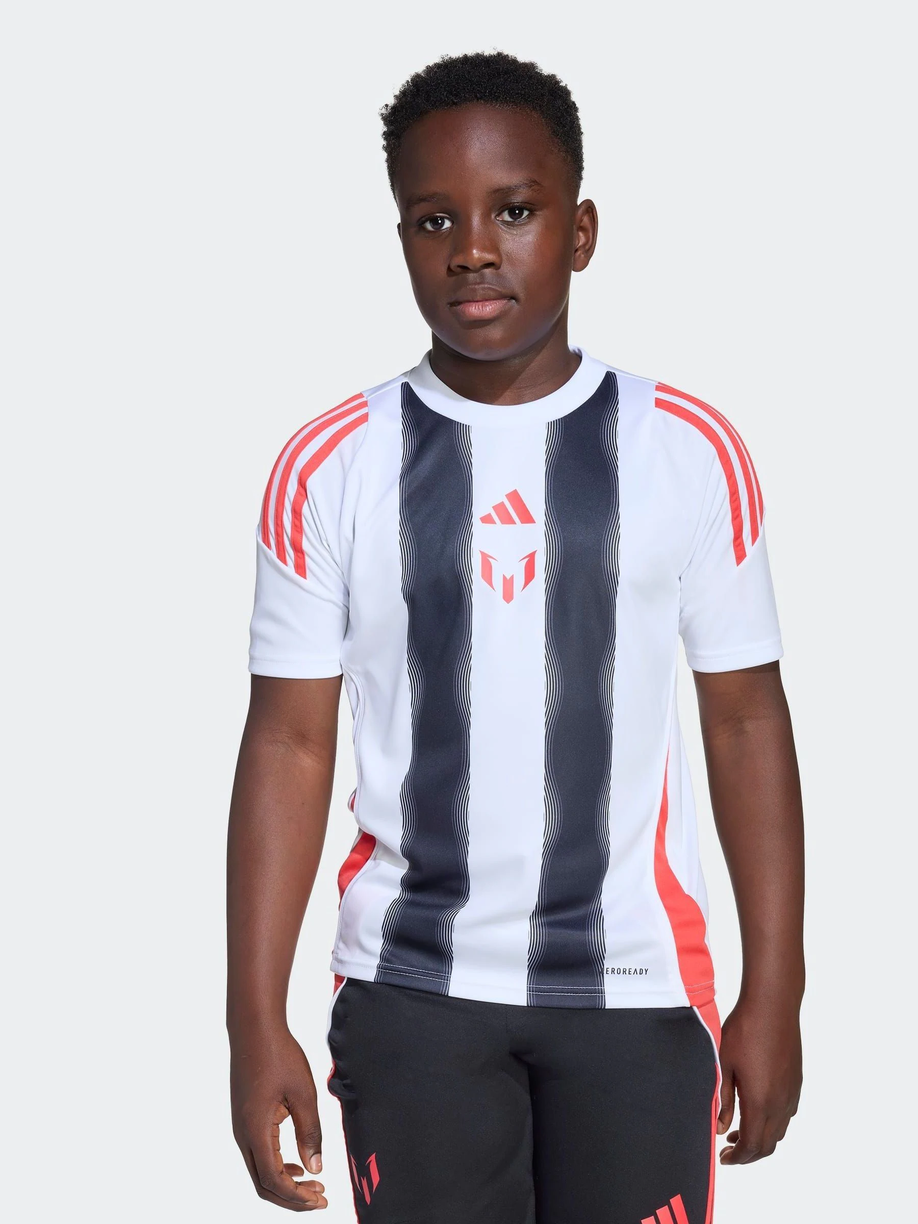 Wit - adidas Messi Training Kids Jersey