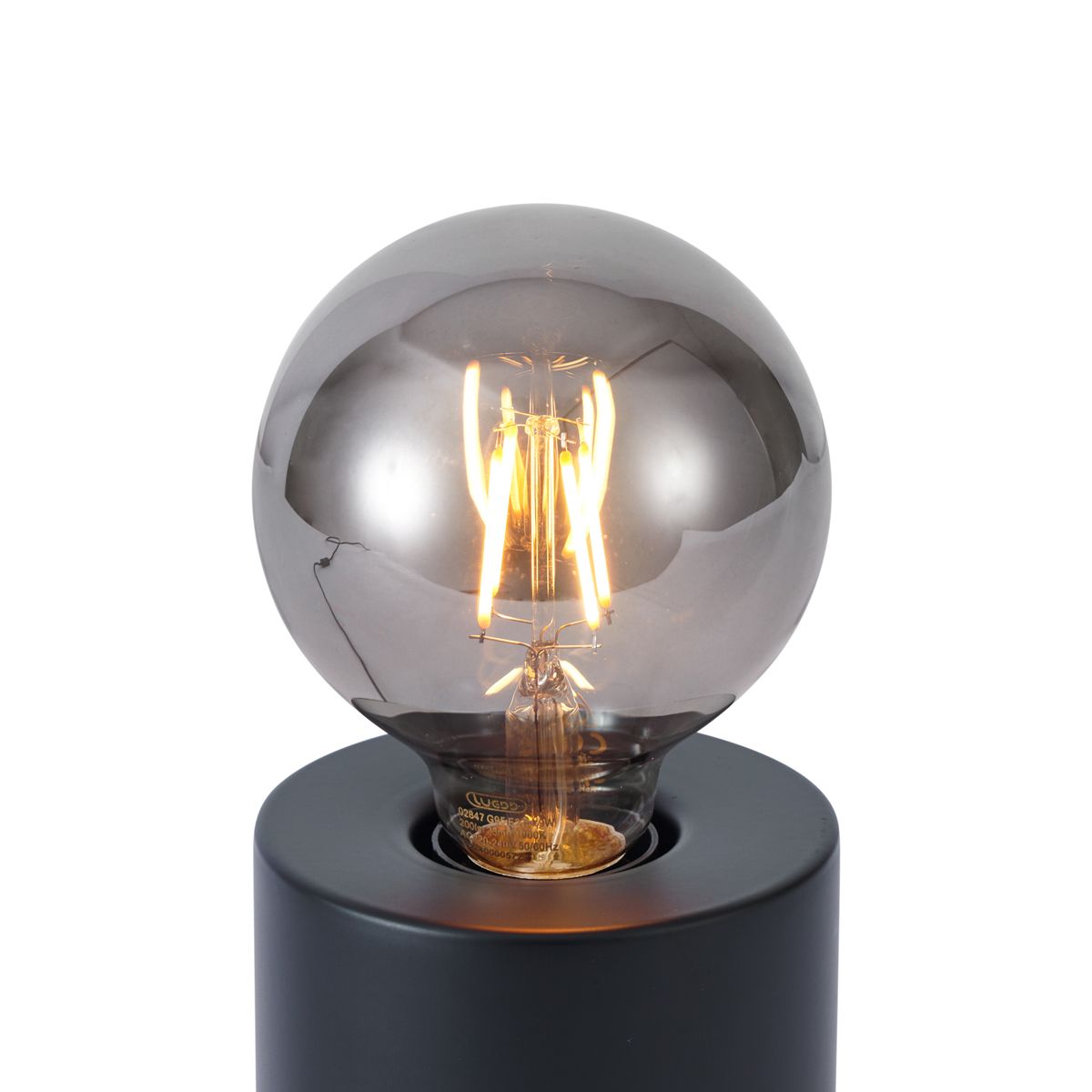 Moderne tafellamp zwart 24cm - Cylinder