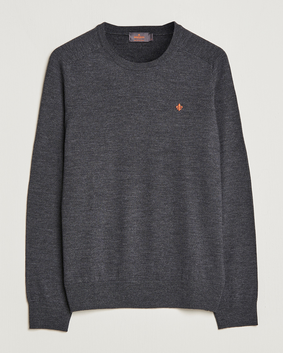 Morris Merino O-neck Grey