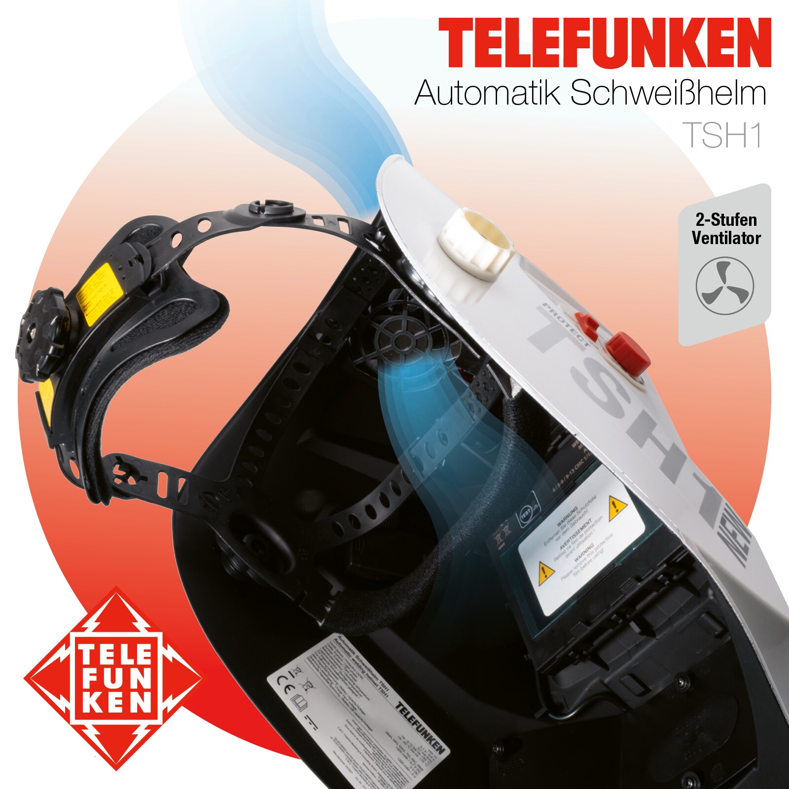 Telefunken Automatik Schweißhelm TSH1