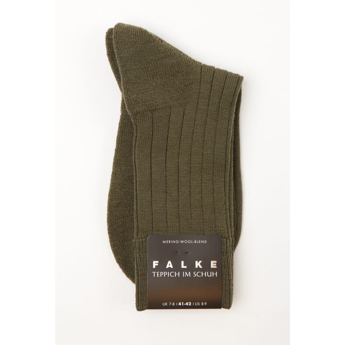 Falke-Merinowollen sokken Teppich im schuh
