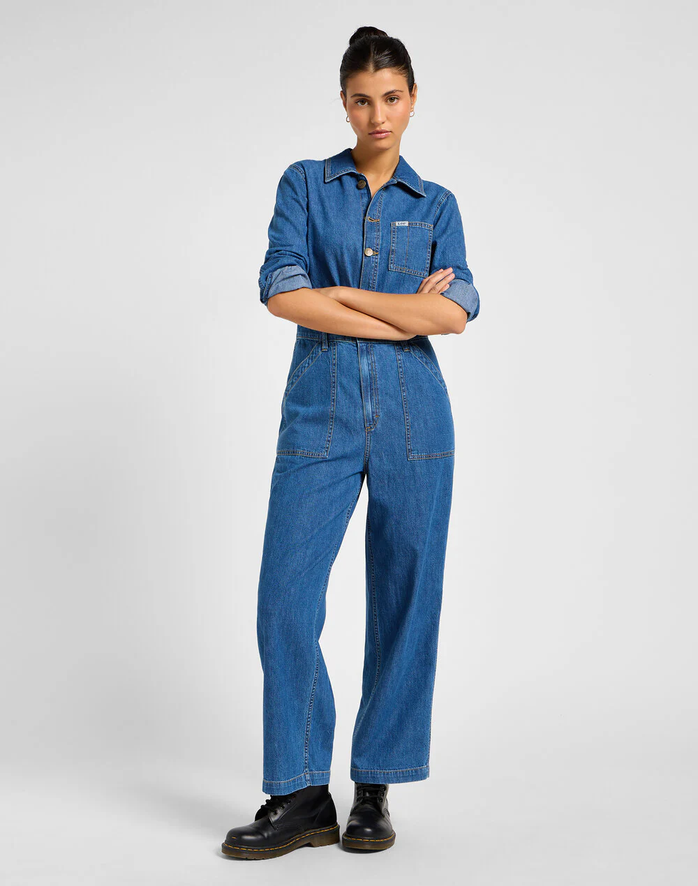 Lee  Workwear Union All denim buksedragt - Karmic Blue