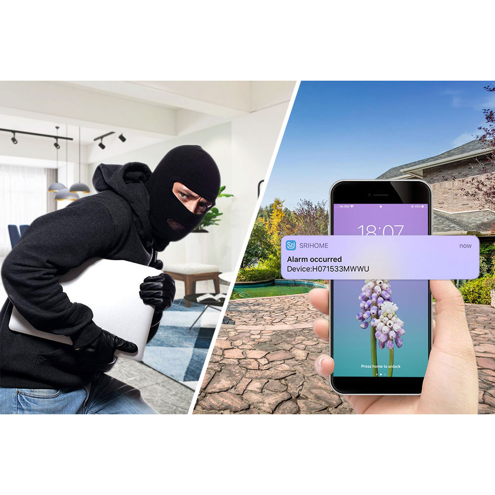 (2MP) 4x WiFi Internet IP NVR Überwachungskamera HD 1080p IR LED's Nachtsicht & Bewegungserkennung / AP / Audio / IP66 (iOS/Android)
