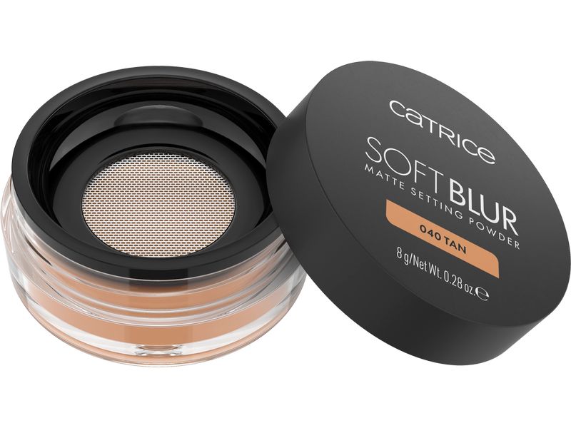 Catrice Puder Soft Blur Matte Setting 040 Tan Ultraleichtes, seidiges Puder sorgt für ein nahtloses, weichgezeichnetes Finish