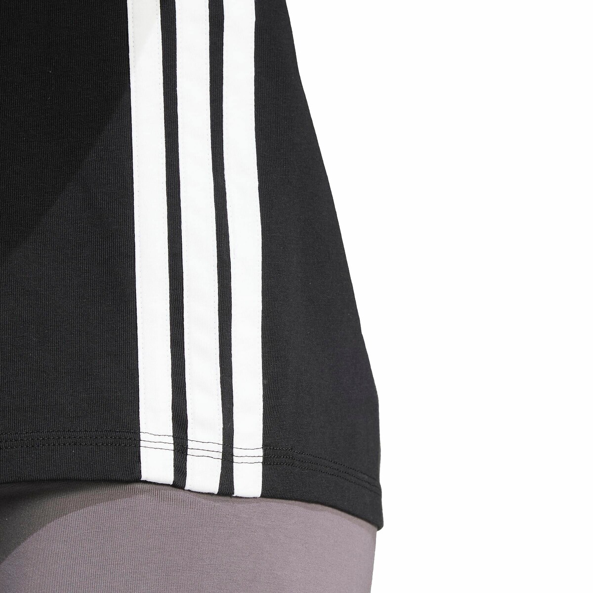 ADIDAS ROUPAS ESPORTIVAS<br>Camiseta Essencial 3 Listras