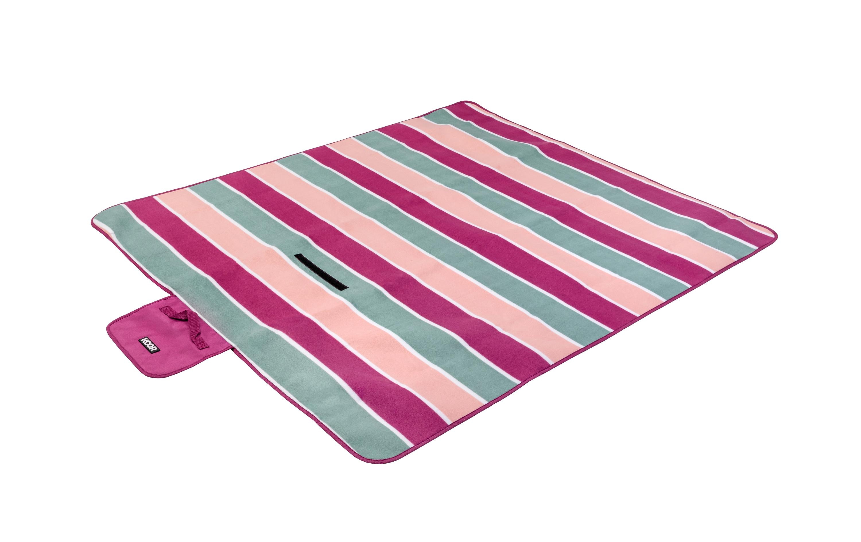 Picknickdecke Lido-Magenta 135 x 160 cmModische Picknick-Decke in sommerlichen Trendfarben