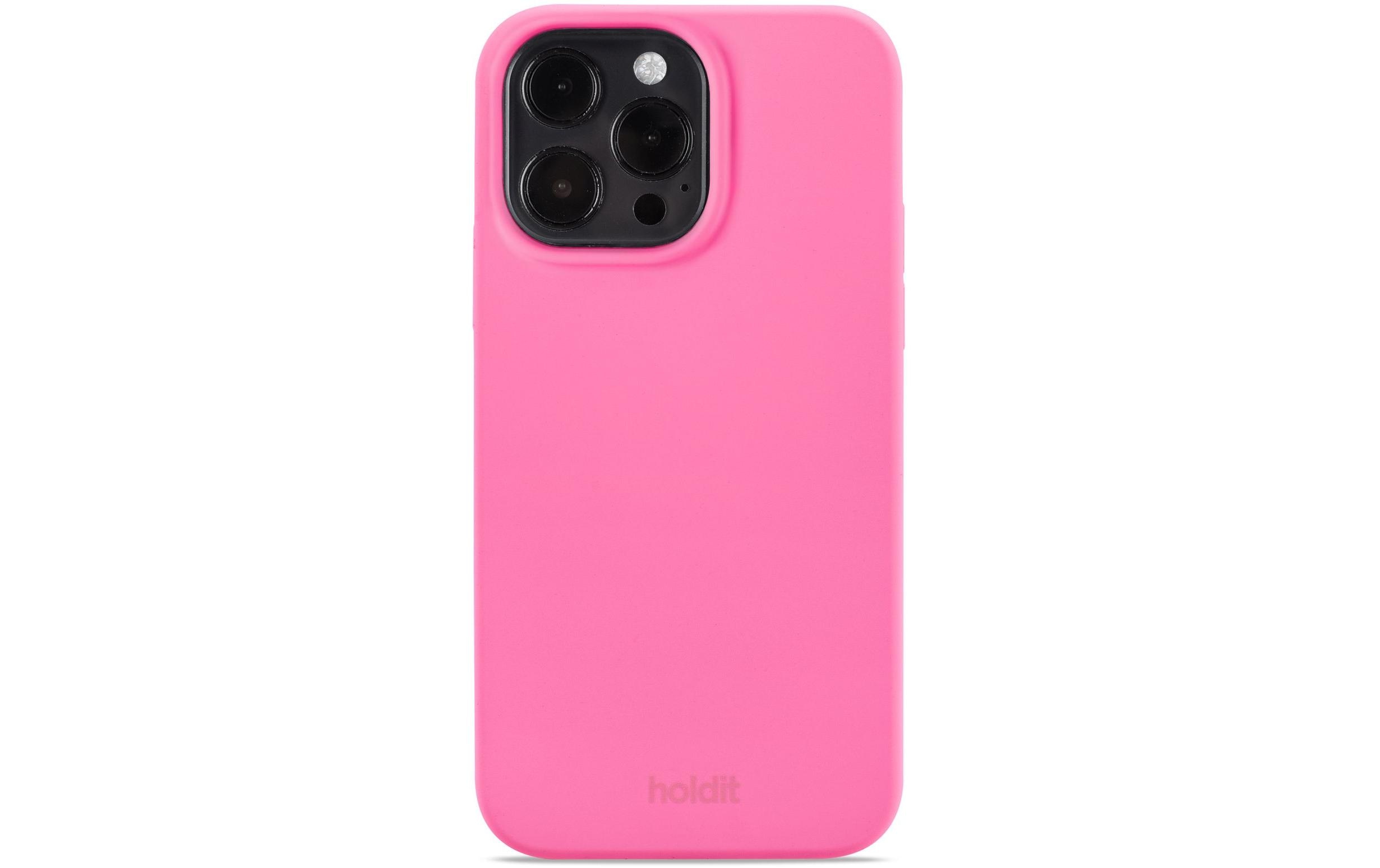 Back Cover Silicone iPhone 15 Pro Max PinkModerne Handyhülle aus ultradünnem und griffigem Silikon für das Apple iPhone 15 Pro Max