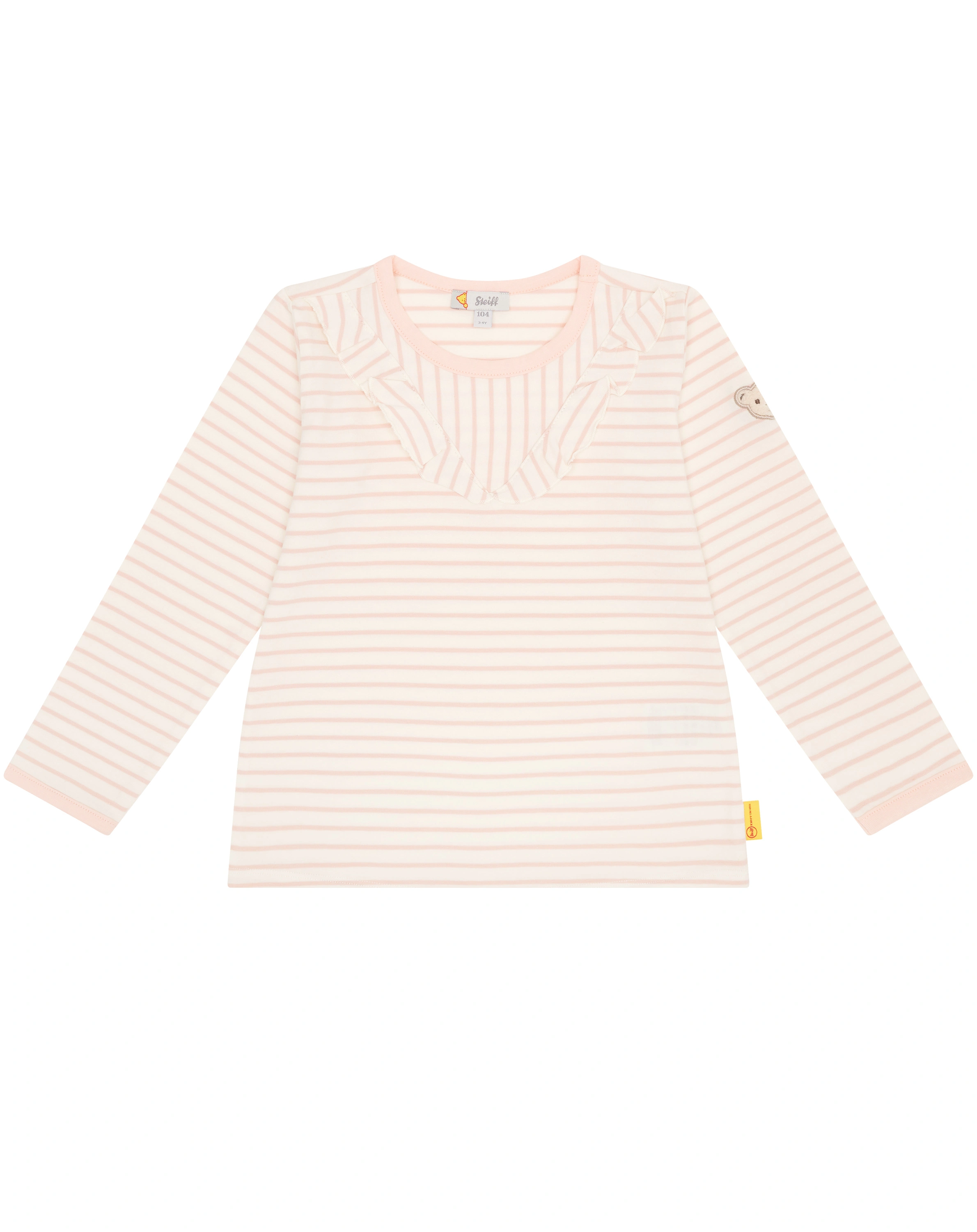 Langarmshirt DANUTA gestreift in seashell pink