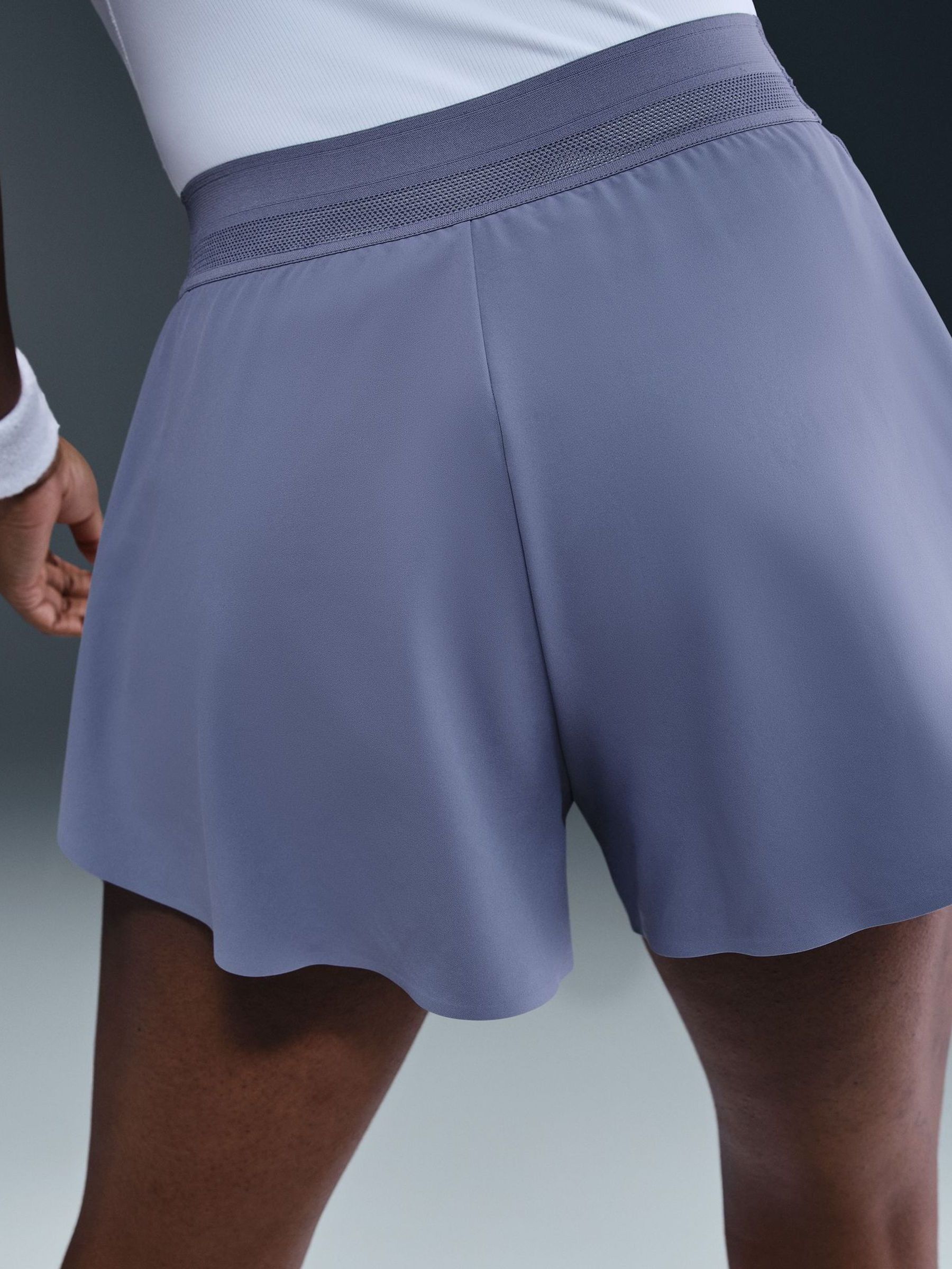 Wereld Indigo Blauw - Nike Dri-FIT Court Ace Advantage tennisshorts