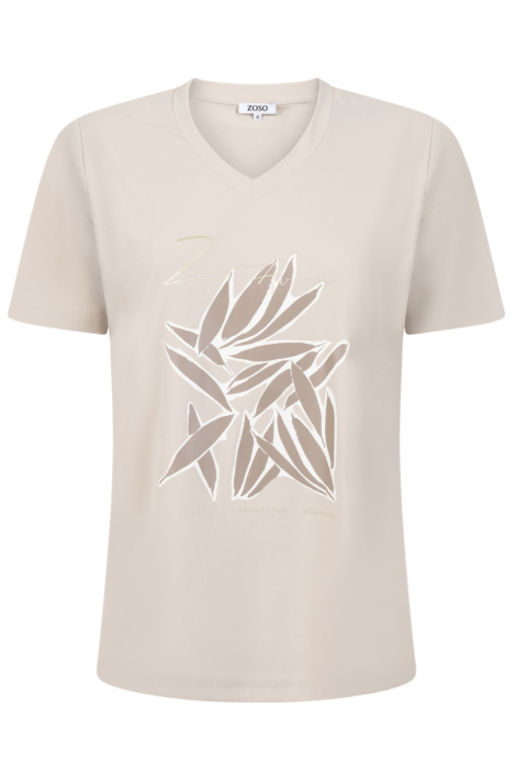 Zoso camel dames t-shirt