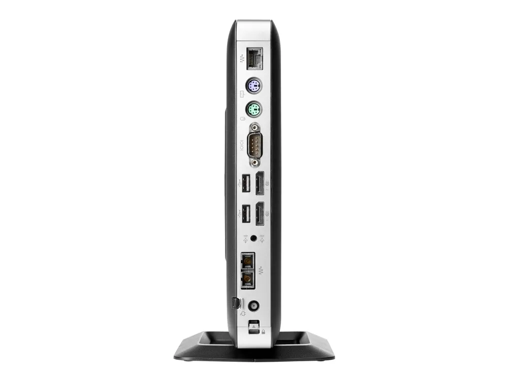 HP t630 - Tynd klient - tower - 1 x GX-420GI op til 2.2 GHz - RAM 4 GB - flash 32 GB - Radeon R7E - Gigabit Ethernet - Bluetooth, 802.11a/b/g/n/ac - Win Embedded Standard 7E 32-bit - skærm: ingen - tastatur: dansk - TAA-kompatibel