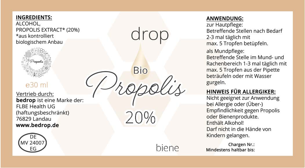 Propolis Einsteiger Set | Spray, 20% Tinktur & Kapseln | Für Kinder & Erwachsene