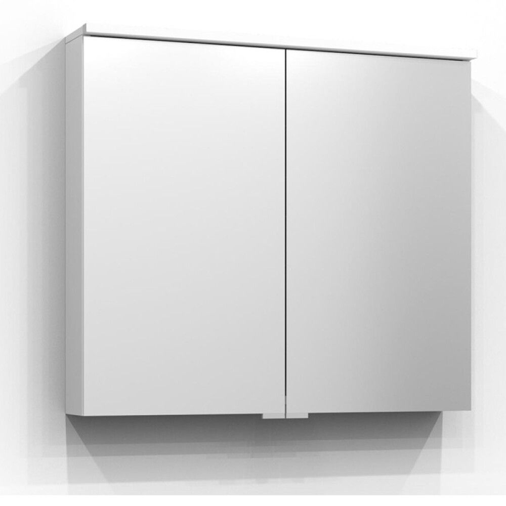 SPEILSKAP SVEDBERGS SAREK LED U-BELYSNING 80CM HVIT