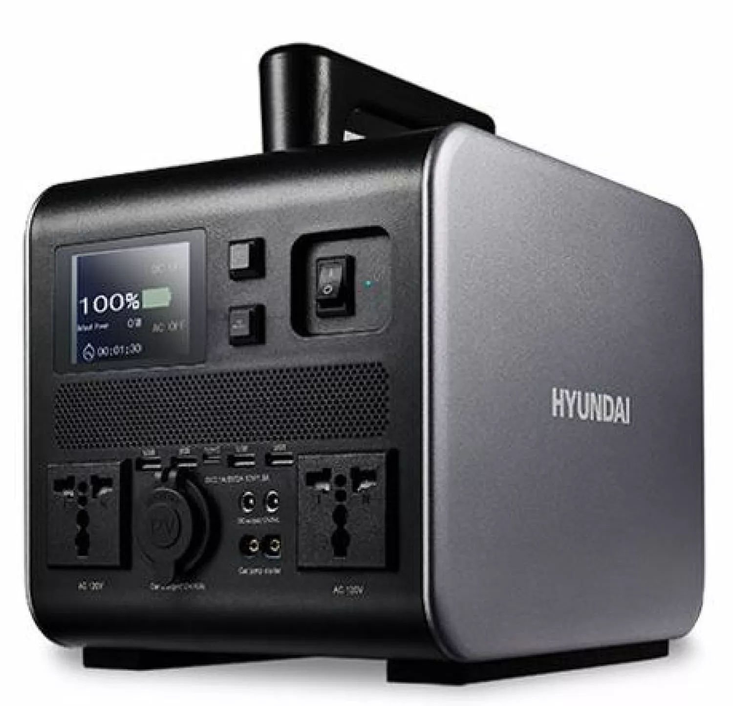 Hyundai 55431 Draagbare Li-Ion AC/DC Powerstation - 500 W