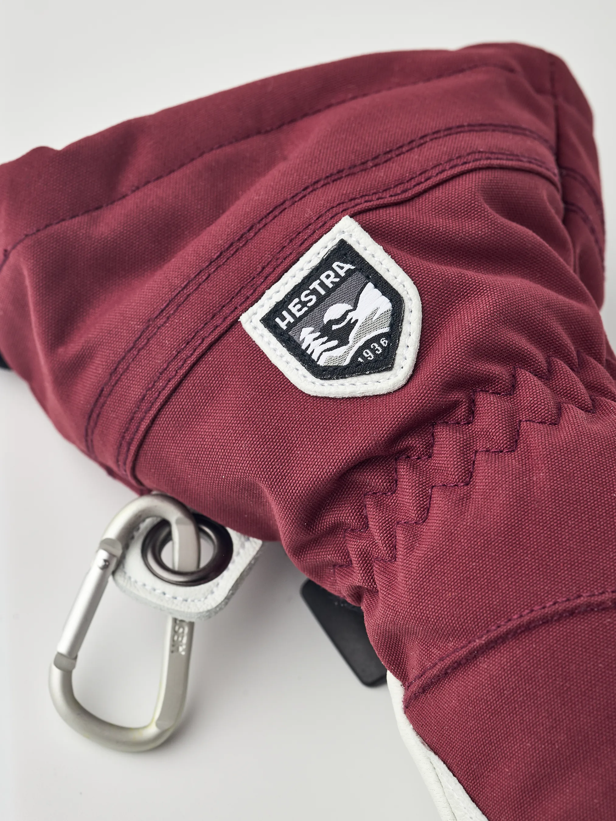 Hestra Women's Heli Ski Female Mitt Bordeaux/Offwhite