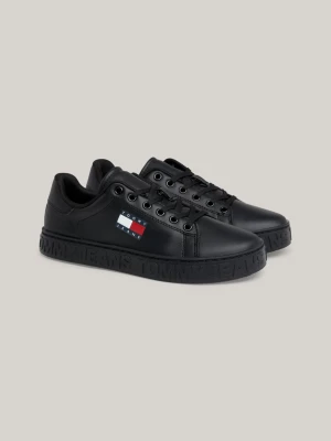 Tênis Essential de Couro com Sola Cupsole e Logo