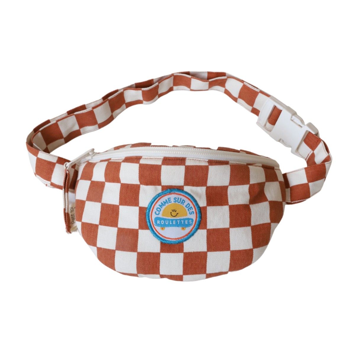 Sac banane enfant damier - Skate park Petit toi