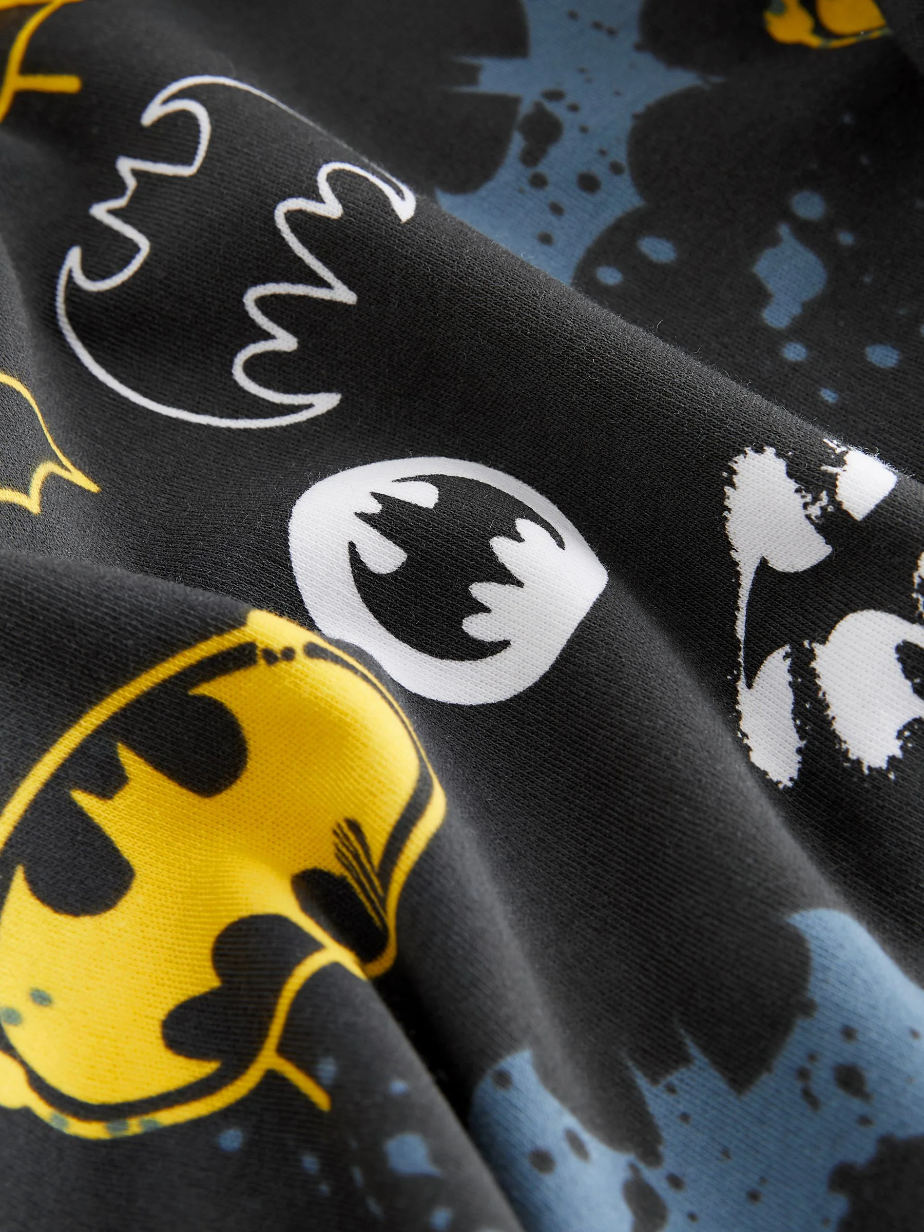 Zwart/grijs/geel Batman - Verpakking van 2 knusse pyjama's (9mnd-10jr)